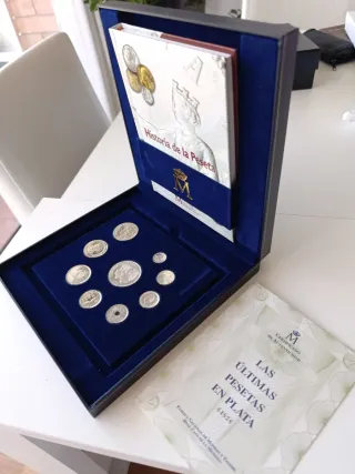 Últimas Pesetas en Plata - Colección Certificada