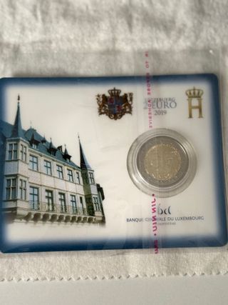 Moneda 2€ Luxemburgo 2019 Edición Limitada BU
