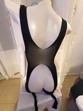 Malla cuerpo entero transparente