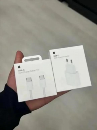 Pacchetto Caricatore Apple 20W + Cavo USB-C 1m 60W