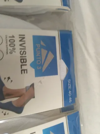 Pack 12 pares calcetines invisibles Punto 3