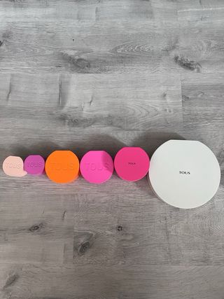 Cajas Tous Lacadas Naranja y Rosa