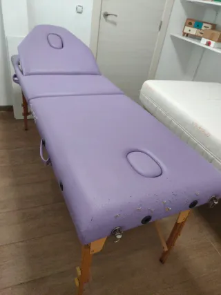 Camilla plegable madera Quirumed