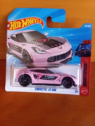 Hotwheels Corvette C7 Z06 Rosa 113/250