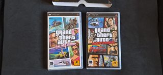 Pack Doble PSP GTA Liberty City & Vice City Storie