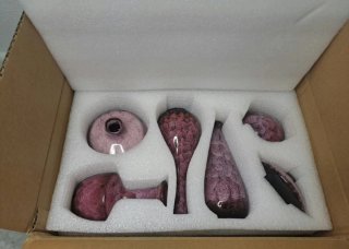 Set 6 Vasi Ceramica Moderni Rosa