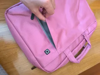 Funda portátil rosa