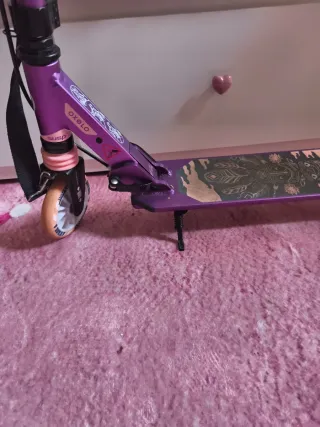 Patín morado 2 ruedas Oxelo