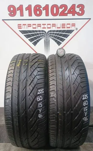 225 60 15 Y UNIROYAL RUEDA AL 90% VIDA UTIL