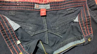 Pantaloni cargo estivi uomo neri con tasche multip