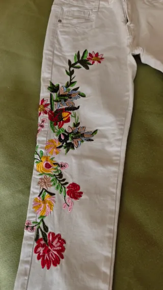 Pantalones vaqueros y short  talla 38.