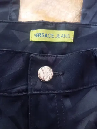 Pantaloni donna Versace Jeans Nero Stampati