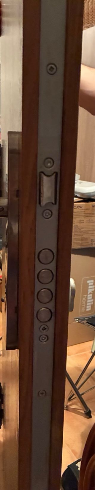 Puerta blindada roble -