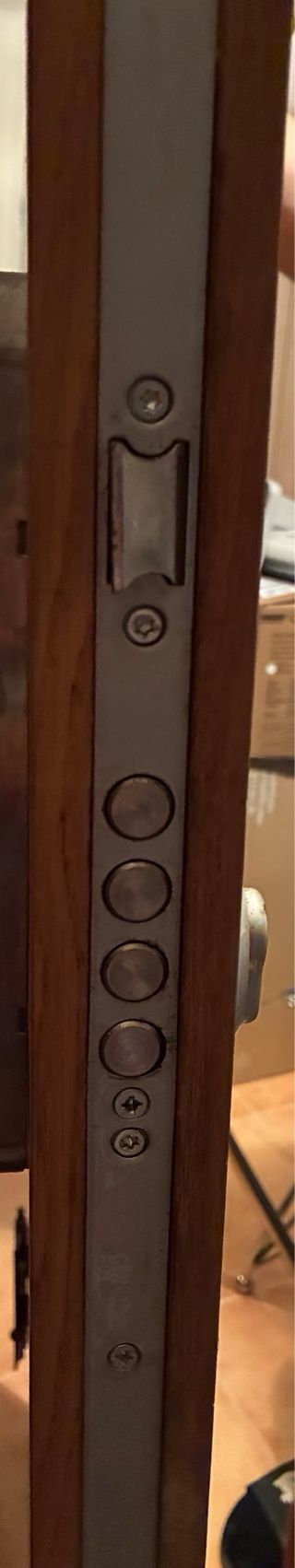Puerta blindada roble -