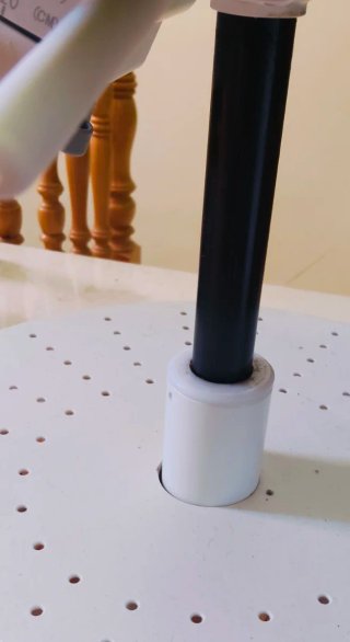 Silla de escritorio verde y blanca