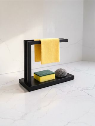 Organizzatore da lavello porta spugne colore nero