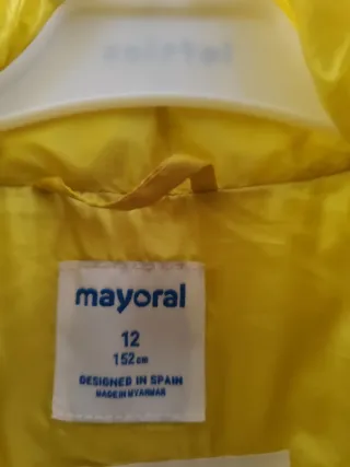 Chaleco acolchado amarillo