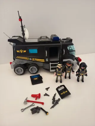 Playmobil Camión SWAT con Figuras y Accesorios