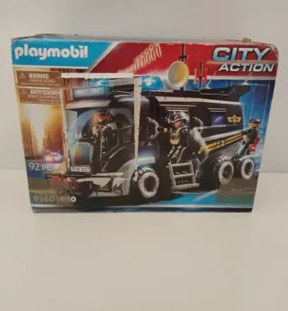 Playmobil Camión SWAT con Figuras y Accesorios