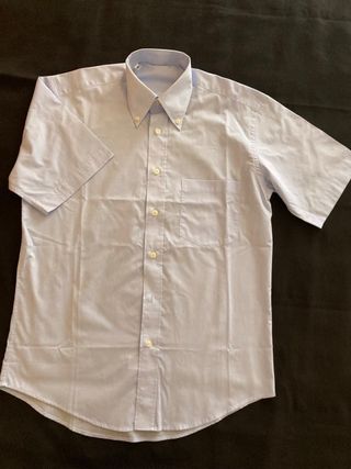 Camicia 38 maniche corte azzurra - Coop