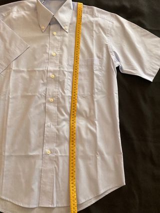 Camicia 38 maniche corte azzurra - Coop