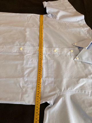 Camicia 38 maniche corte azzurra - Coop