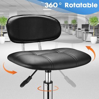 Taburete Giratorio con Respaldo Ajustable