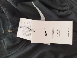 Camiseta Nike Negra Media Cremallera Talla XL