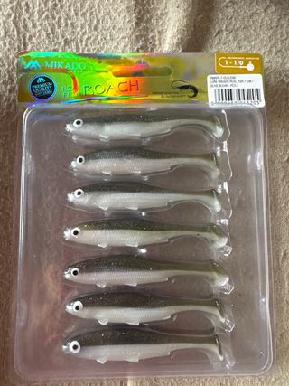 Señuelo pesca , vinilo pesca , trucha black bass