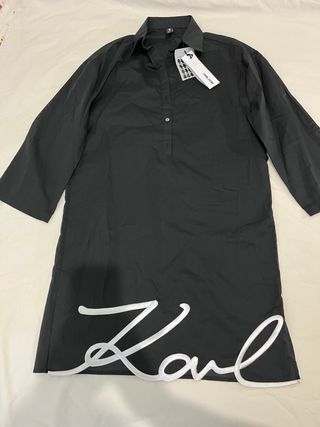 Camisa Cover-Up Karl Lagerfeld Signature original