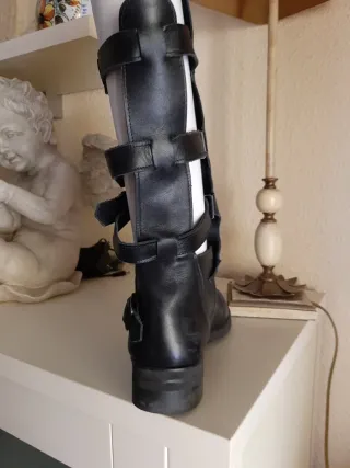 Botas Cristiano Pelotón Negras