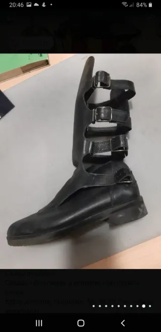 Botas Cristiano Pelotón Negras