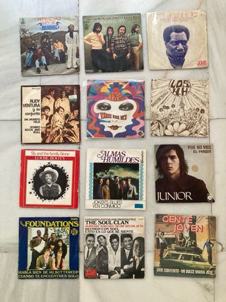 Discos de vinilo de los 60’ y 70’