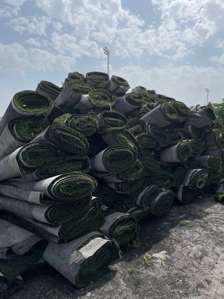 Césped artificial reciclado