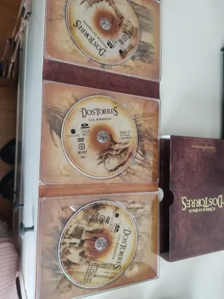 DVDs El Señor de los Anillos y Piratas del Caribe