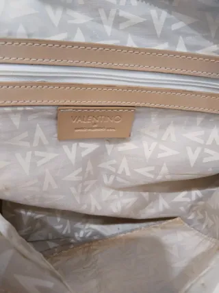 Bolso Valentino Beige y Blanco
