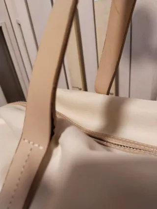 Bolso Valentino Beige y Blanco