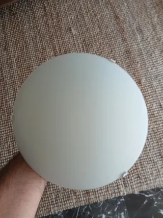 2 Lámparas Techo Redondas Blancas