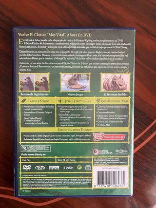 El Libro de la Selva DVD Edición Platino