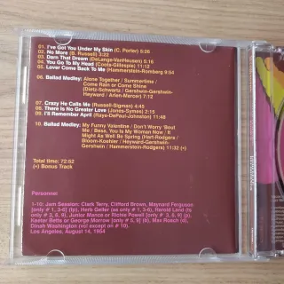 Dinah Washington con Clifford Brown CD Jazz