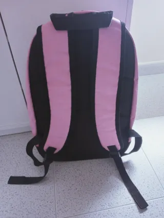 Mochila Fila Negra y Rosa