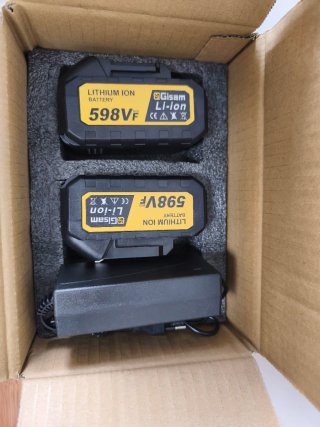 2 Baterías Li-ion 598Vf + Cargador
