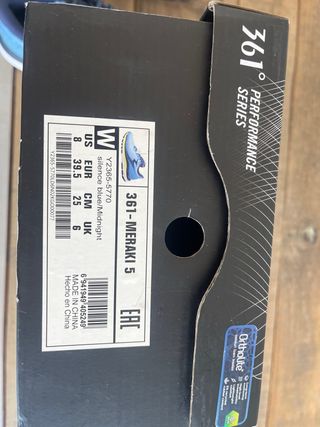 Zapatillas 361 Meraki Mujer Correr Azul