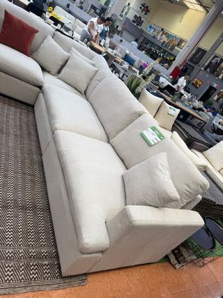 Sofá Rinconera Familiar Beige