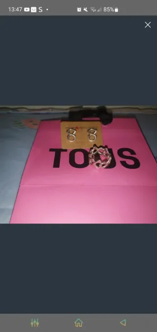 Anillo y pendientes Tous plata Infinit