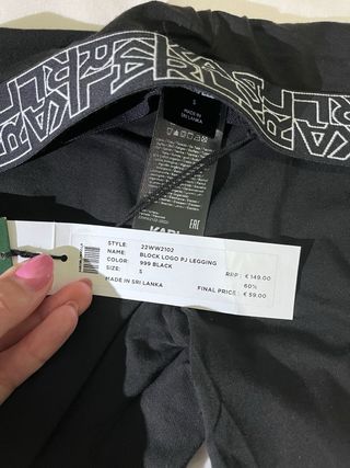 Leggings Karl Lagerfeld talla S. 100% Originales