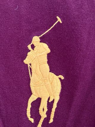 Polo Ralph Lauren Rugby Granate y Amarillo