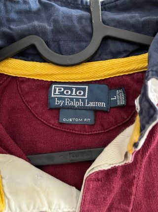 Polo Ralph Lauren Rugby Granate y Amarillo