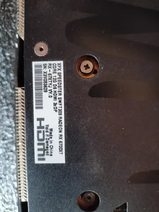 XFX RX 6700 XT SWIFT 309 Tarjeta Gráfica