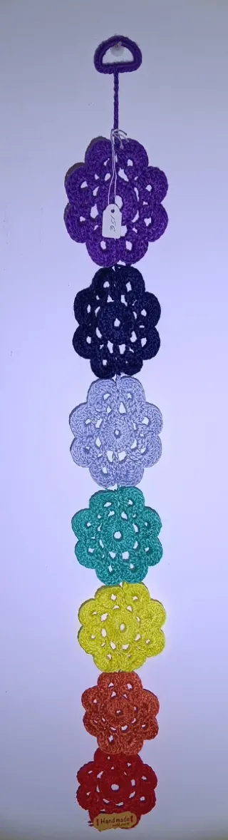 Tapiz Pared Chakras Crochet